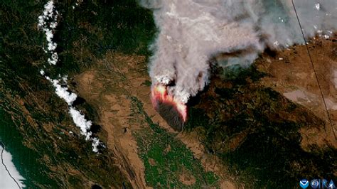 Park Fire rages across California in dramatic satellite video | Space