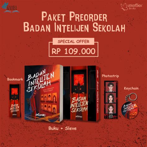 Jual Novel Badan Intelijen Sekolah Buterflies Books Shopee Indonesia