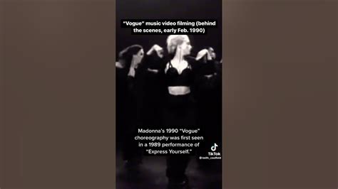 Madonnas 1990 ‘vogue Choreography Was First Seen In A 1989 Performing