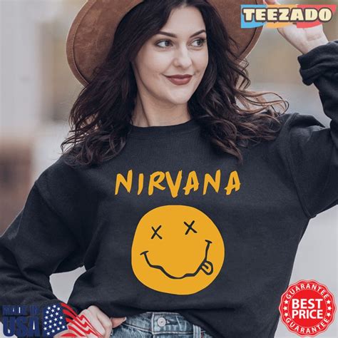 Nirvana Shirt NlRVANA Smiley Face Shirt NlRVANA Smile Face NlRVANA