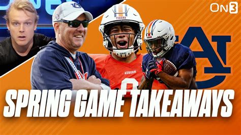 What Did We Learn From Auburns Spring Game Auburn Tiger Football A