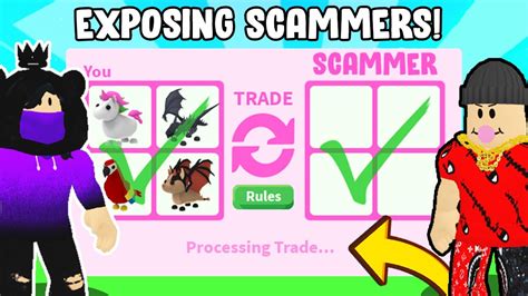 Catching Scammers In Roblox Adopt Me Youtube