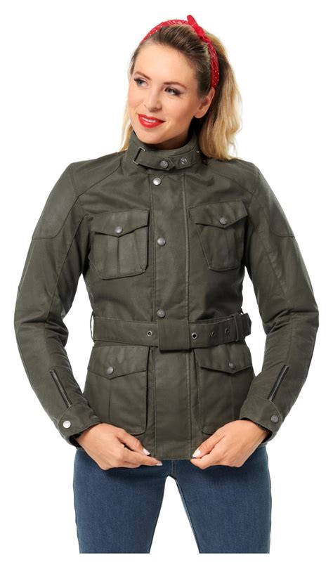 Detlev Louis Detlev Louis Dl Jw Veste De Moto En Coton Cir Pour Femme