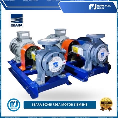 Jual Pompa Ebara X Fsha Motor Kw Hp Phase Siemens Shopee