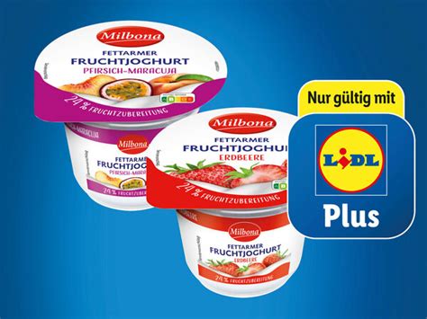 Milbona Fettarmer Fruchtjoghurt Von Lidl Ansehen