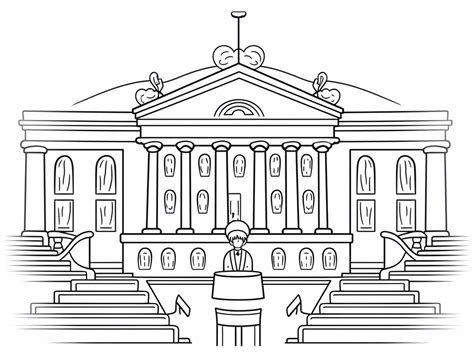 Inauguration Day Creativity - Coloring Page