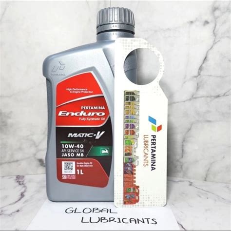 Jual Pertamina Enduro Matic V W Api Sn Liter Oli Motor Kereta