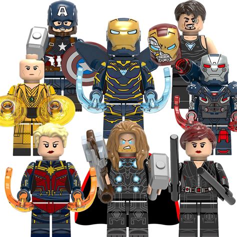 8PCS/Lot Marvel Avengers Minifigs Fit Lego