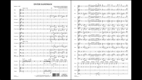 Enter Sandman Arranged By Paul Murtha YouTube