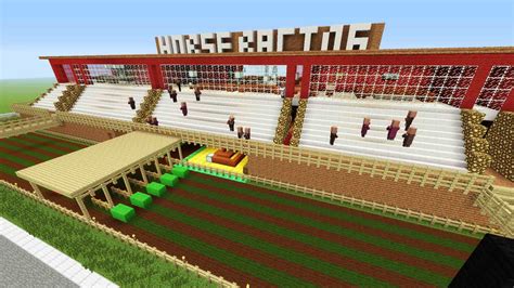 Minecraft Horse Race Track Creative Mode Minecraft Java Edition