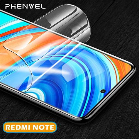 Gel Protective Film For Xiaomi Redmi Note 9 Pro Max Hydrogel Film For