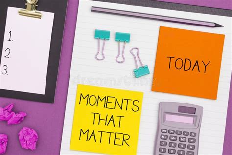 Handwriting Text Moments That Matter Business Overview Meaningful