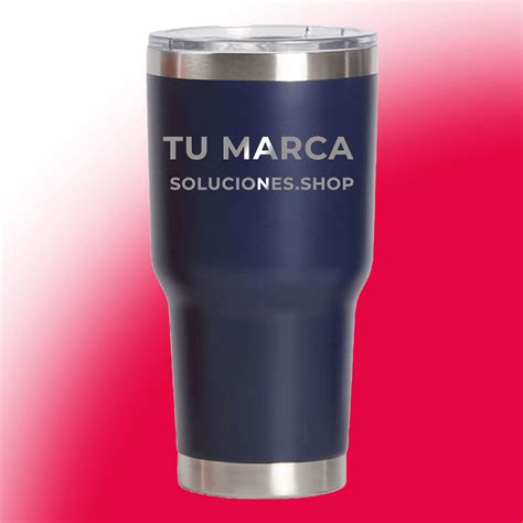 Tumbler Azul de 30 oz Grabado Láser Costa Rica Soluciones Shop