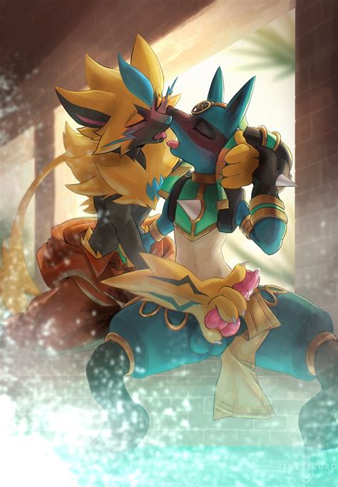 Power Plant Style Zeraora And Ruins Style Lucario Pokemon Unite And