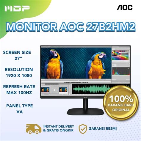 Monitor Aoc B Hm Hdmi Port Va Panel Hz Inch Mdp It And