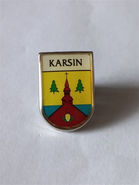 Herb Gmina Karsin Przypinka Pin Odznaka Wpinka Siedlce Kup Teraz Na