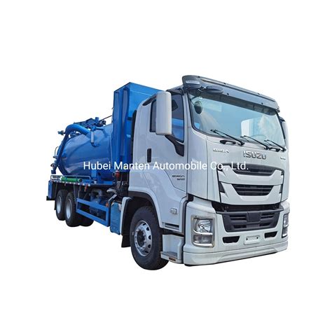 Isuzu Vacuum Sewage Suction Truck With L Septic Tank And L