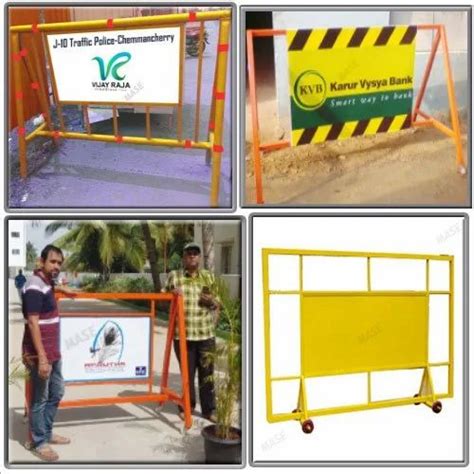 None Mild Steel Iron Traffic Barricade At Best Price In Secunderabad