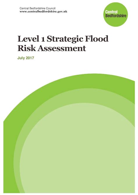 PDF Level 1 Strategic Flood Risk Assessment 1 Introduction 1 1 The