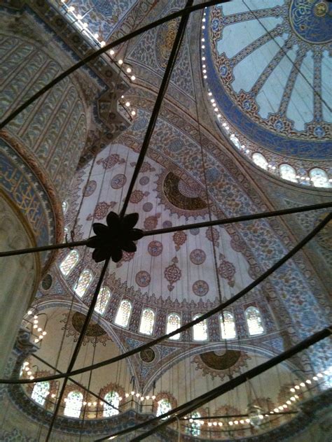 Beautiful Dome of Blue Mosque, SultanAhmet istanbul, TURKEY ...