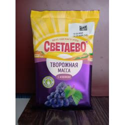 Отзыв о Творожная масса "Светаево" с изюмом | Хорошая масса, но не ...