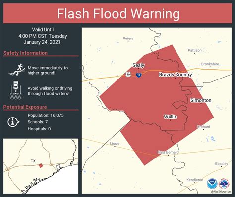 Nwsflashflood On Twitter Flash Flood Warning Continues For Sealy Tx