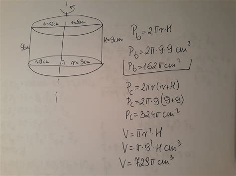 Oblicz Pole Powierzchni Bocznej Walca Otrzymanego W Wyniku Obrotu