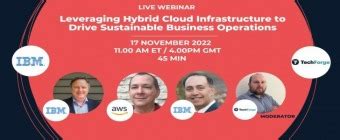 Webinar Leveraging Hybrid Cloud Infrastructure To Drive Sustainable