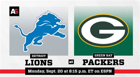 Monday Night Football Detroit Lions Vs Green Bay Packers Prediction