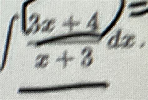 Solved ∫﻿﻿3x4x3dx