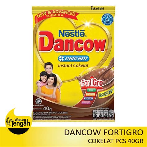 2 PCS Nestle Dancow Fortigro Cokelat 40gr Warung Tengah