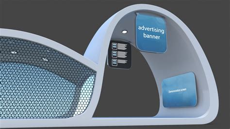 Sci Fi Futuristic Bus Stop 3d Turbosquid 2070463