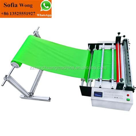 Mm Automatic Plastic Film Cutter For Pp Pe Pvc Ptfe Film Roll To