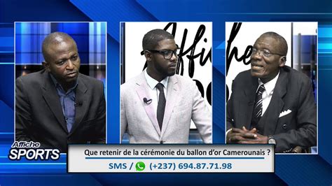 QUE RETENIR DE LA CÉRÉMONIE DU BALLON D OR CAMEROUNAIS AFFICHE SPORTS