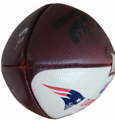 Lot Detail Tom Brady Super Bowl Xlix Used And Signed Touchdown