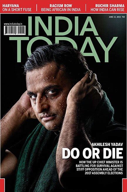 Akhilesh Yadav graces the cover of India Today magazine