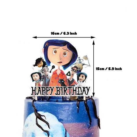 Coraline The Secret Door Themed Happy Birthday Party Supplies Kit