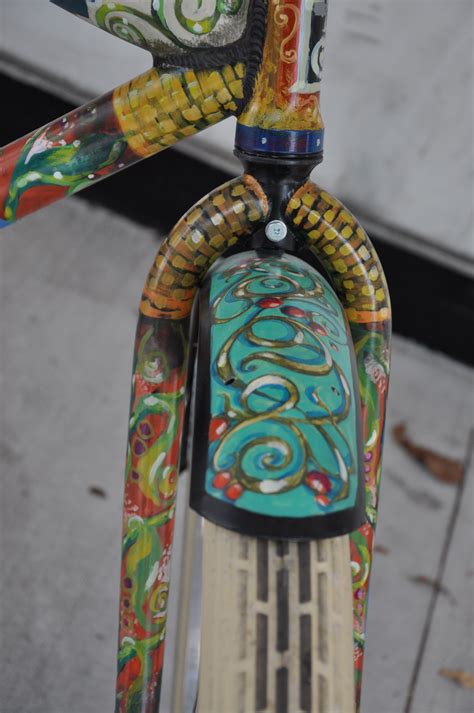 Hand Painted Art Bicycle By Jeff Beal Paint Bike