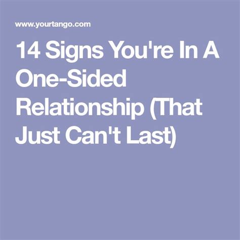 14 Signs Of A One Sided Relationship What To Do About It One Sided