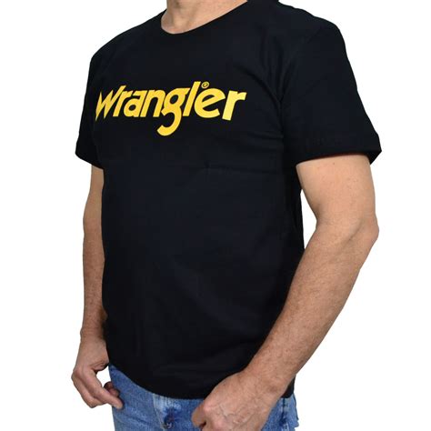 Camiseta Wrangler Preta Lancamento