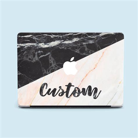 Personalized Macbook Air Case Custom Macbook A2337 Case Marble Etsy