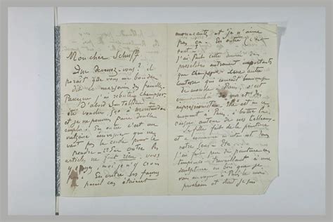 Octobre 1889 Finistère lettre de Gauguin à E Schuffenecker Paul