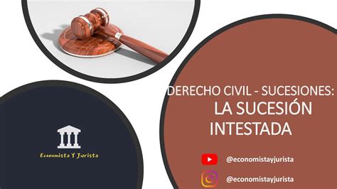 La Sucesi N Intestada Leg Tima O Ab Intestato Derecho Civil