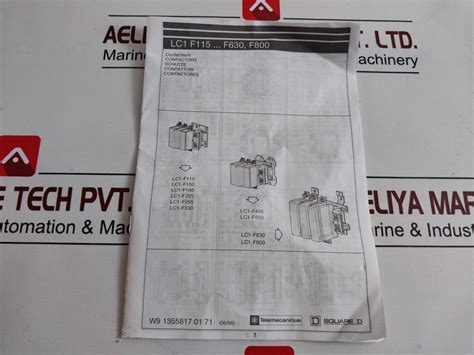 Telemecanique Schneider Lc1f150 Magnetic Contactor - Aeliya Marine