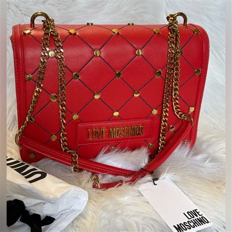 Moschino Bags Nwt Authentic Moschino Red Bag Poshmark