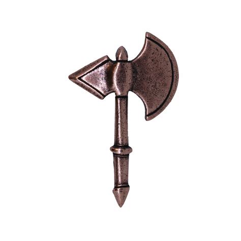 Battle Axe Copper Lapel Pin Conquer Your Style Lapel Pin Planet