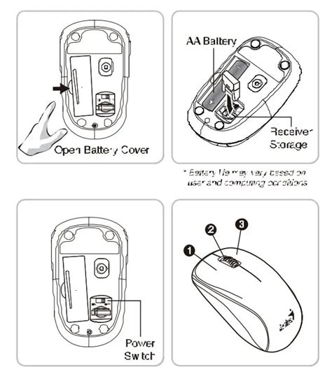 Genius Nx 7000 Wireless Optical Mouse User Guide