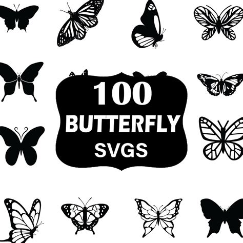 Mariposa Svg Archivos Svg Del Paquete De Mariposas Archivos De Mariposa