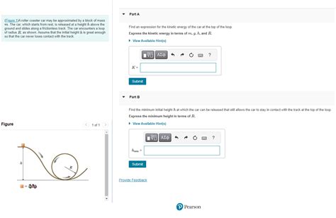 Solved Figure A Roller Coaster Car May Be Approximated By Chegg