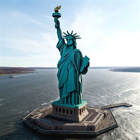 Premium AI Image | new york statue of liberty